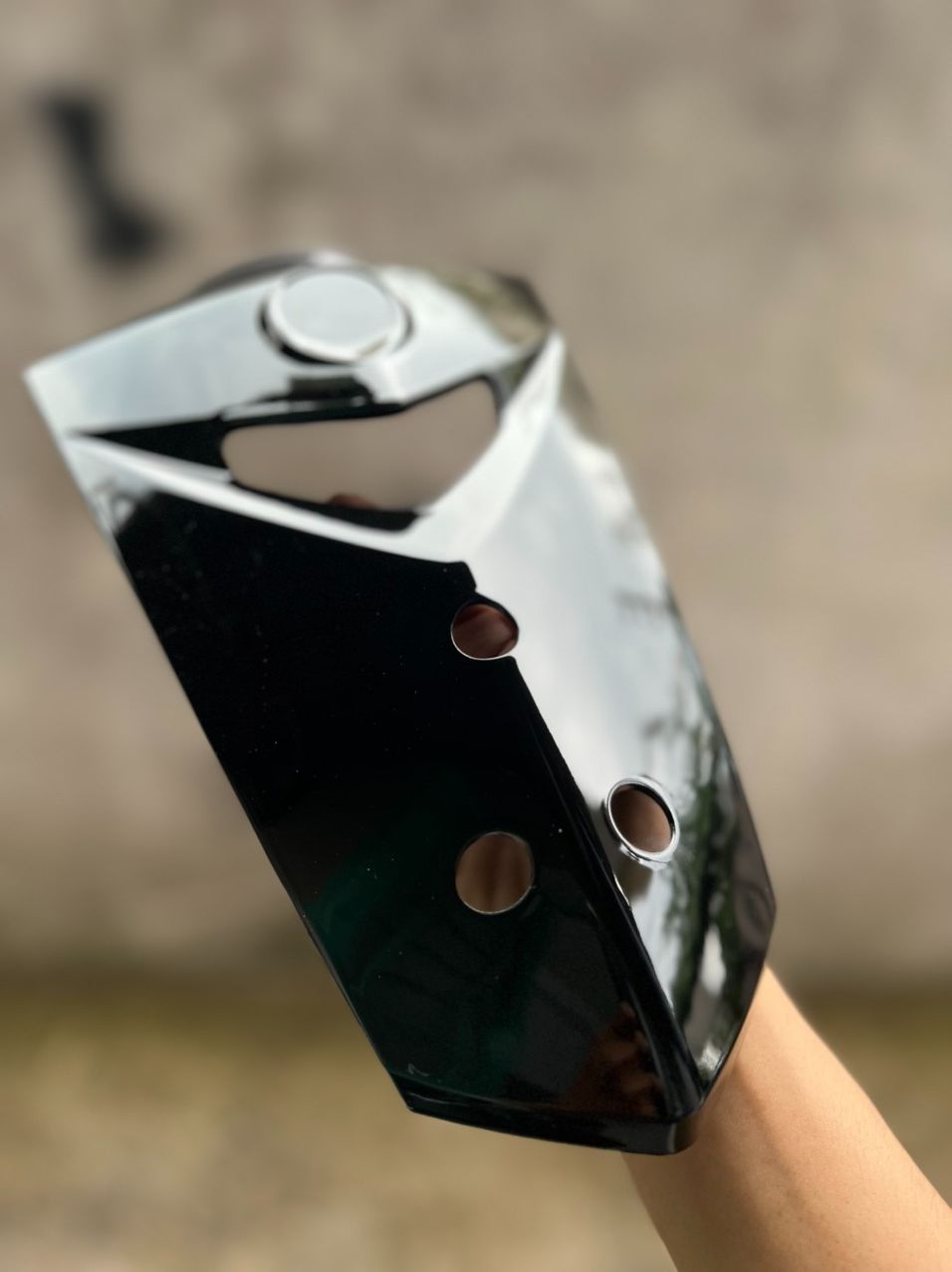 Mặt Nạ Sirius 3 lỗ Màu Đen gắn rỗ, Cực Đẹp bóng loáng gắn Cho Sirius 110 Rc hàng xịn giá tốt