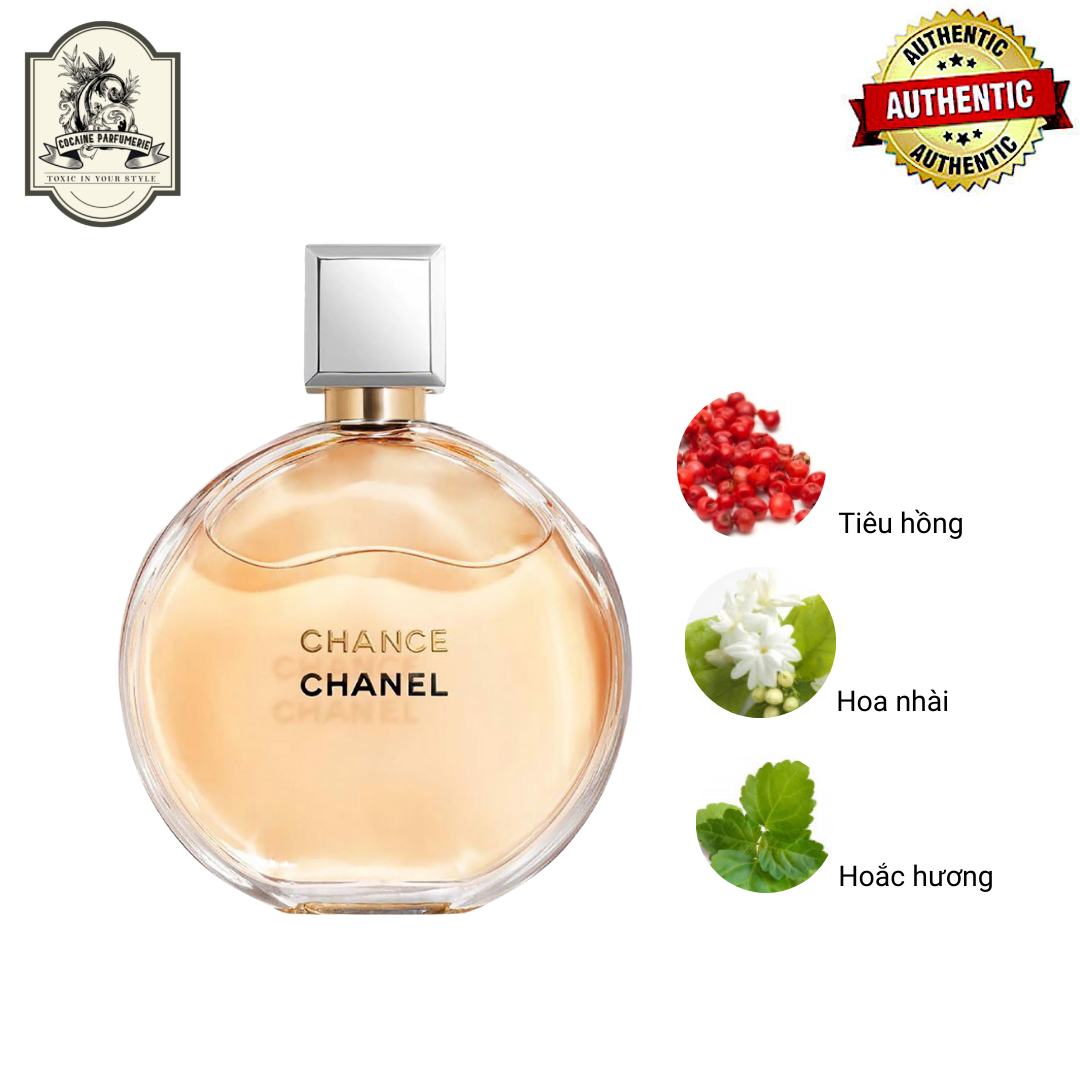 Nhập Khẩu Chính Ngạch] Nước Hoa Nữ Chính Hãng Chanel Chance(nước vàng) EDP  100ml 