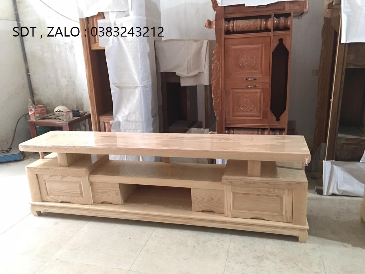 kệ tivi gỗ sồi kệ tivi phòng khách gỗ sồi