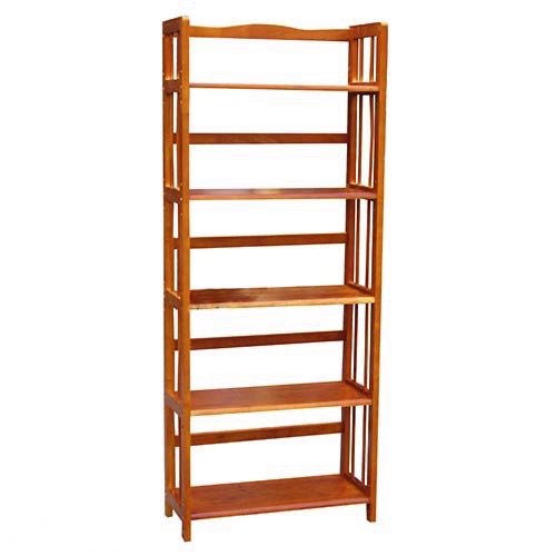 [HCM]Kệ sách gỗ tự nhiên 5 tầng rộng 50 cm-Dễ tháo lắp- Chịu lực tốt