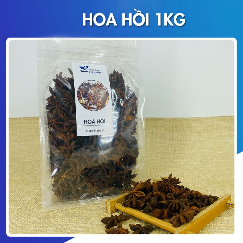 Hoa hồi khô 1kg, đại hồi nguyên cánh, nấu phở, làm sốt vang, thơm ngon chuẩn vị - Thảo dược Hạnh Nguyên