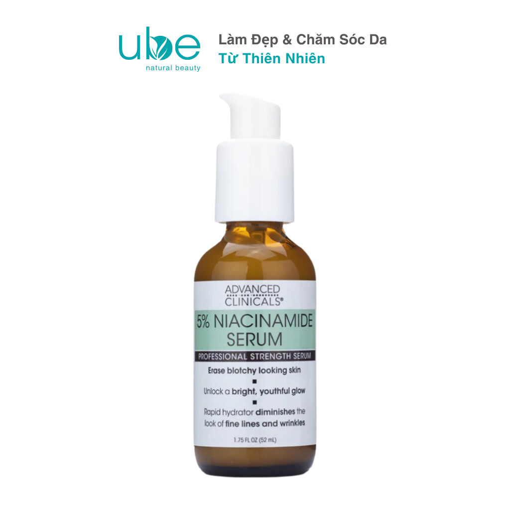 Serum Sáng Da & Chống Lão Hóa Advanced Clinicals 5% Niacinamide 52ml