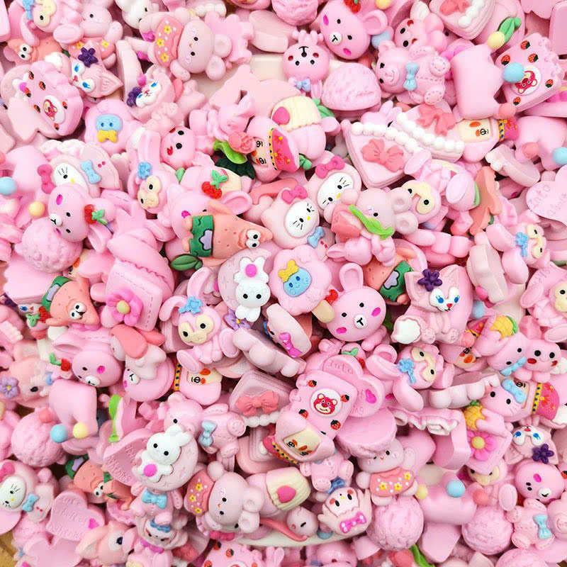 BỘ 10 Charm Sticker Jitbitz gắn dép (Đã có nút gắn dép) - Mẫu giao ngẫu nhiên - 5