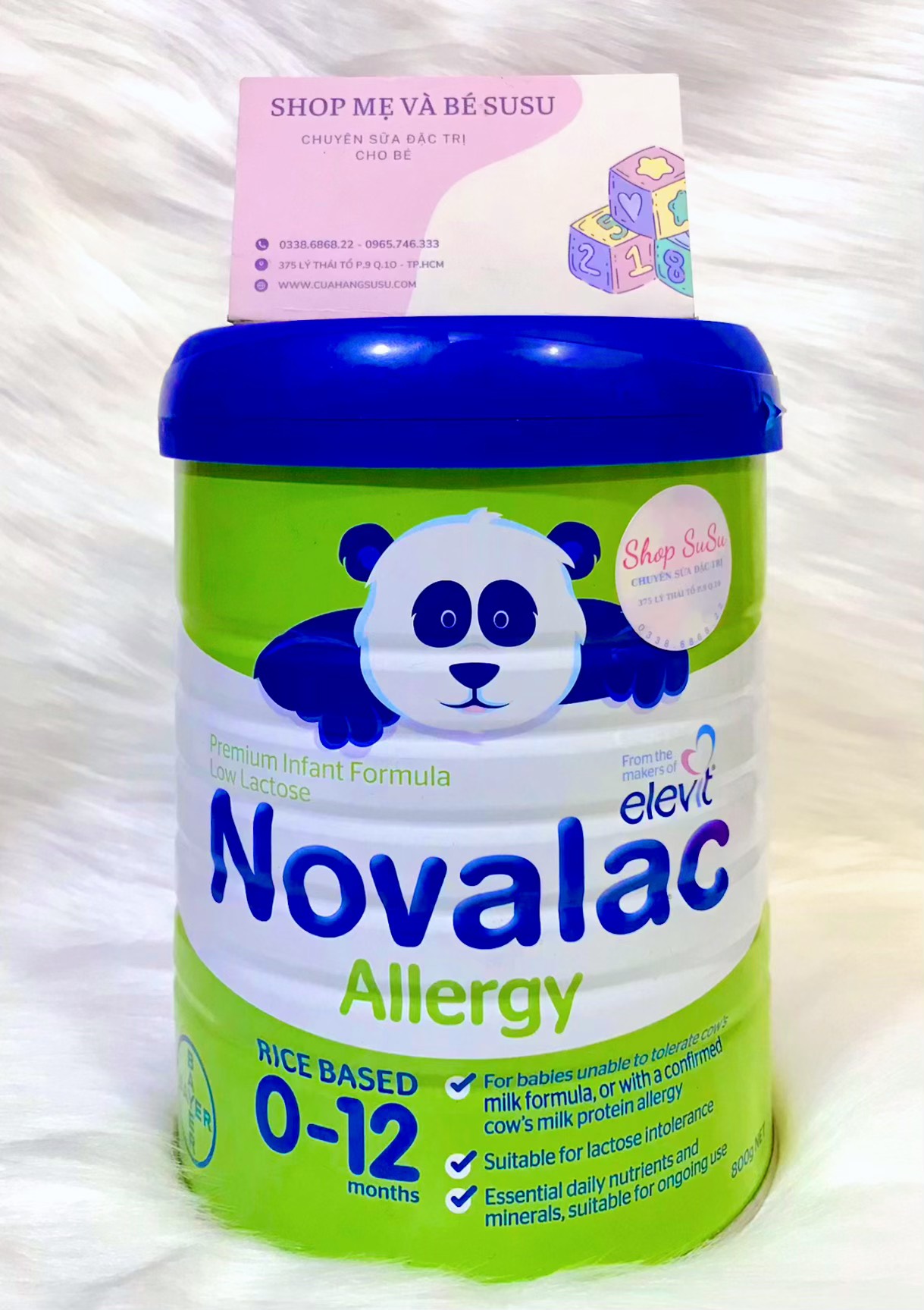 HÀNG AIR Sữa Novalac Allergy của Úc dành cho bé dị ứng đạm bò 800g