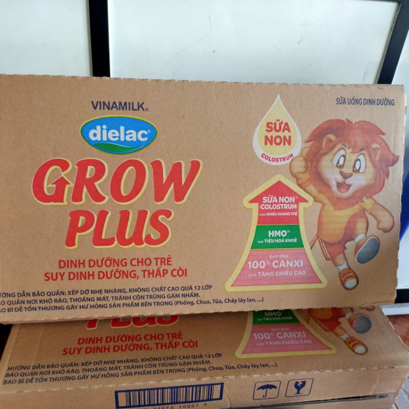 Sữa Bột Pha sẵn Dielac Growplus đỏ 110ml thùng 48 hộp