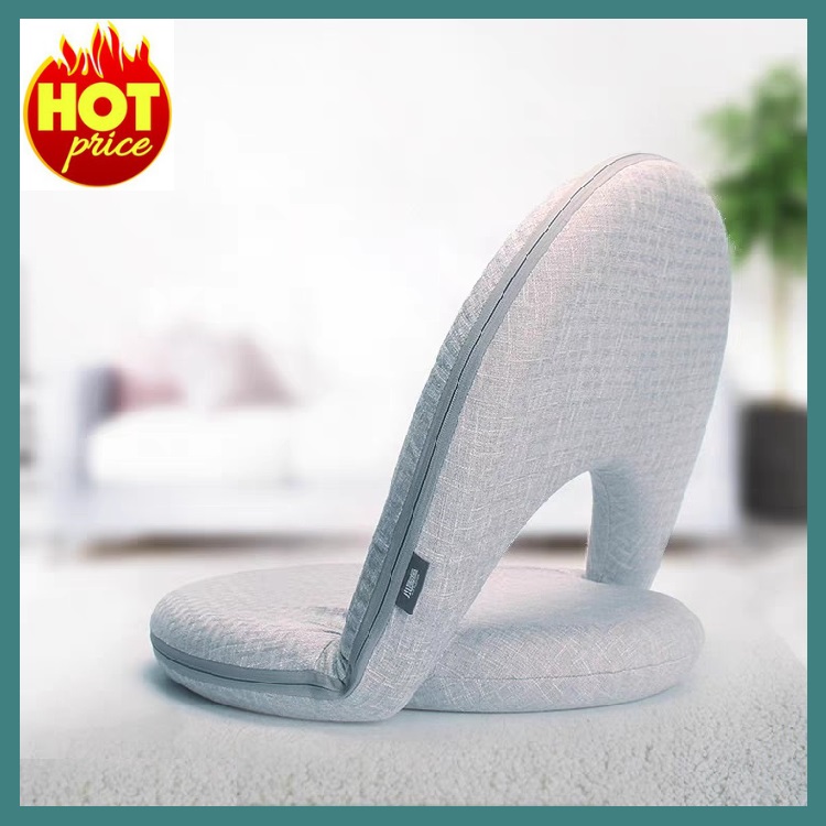 Ghế bệt xếp gọn Elip, ghế lười tựa lưng ngồi bệt thư giãn