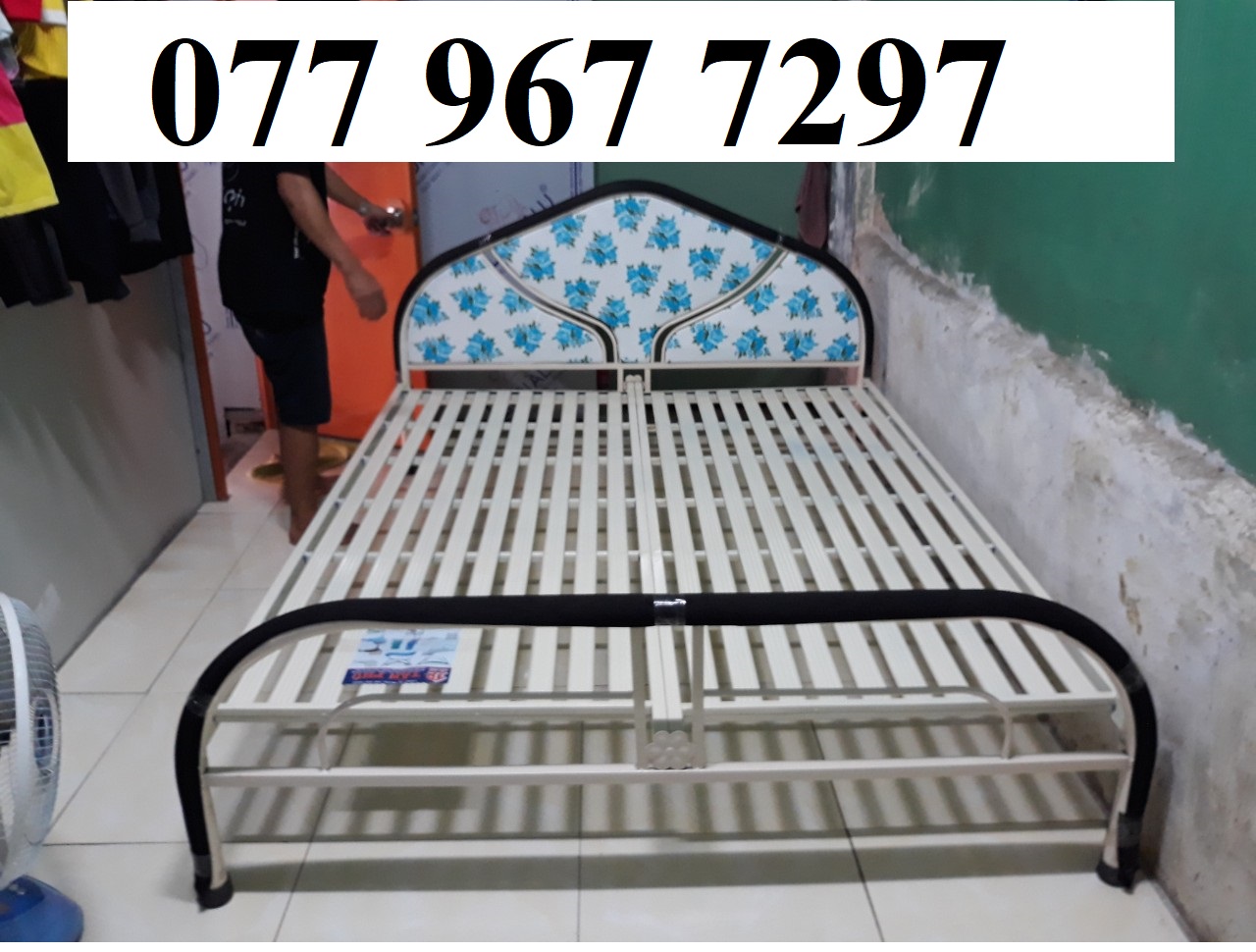 [HCM]Giường ngủ 80cm 1m 1m2 1m4 1m6 1m8 dài 2m giường sắt ống tròn chắc chắn bảo hành 2 năm