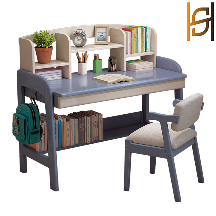 Bàn học sinh tăng giảm chiều cao 80cm,chống gù lưng, chống cận cao cấp gỗ cao su nhập khẩu chất lượng cao mẫu sang trọng, bàn làm việc có thể điều chỉnh độ cao, móc treo bền bỉ mạnh mẽ, , gỗ cao cấp, sơn bóng chính hãng