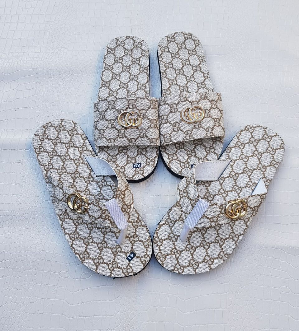 Sandal đồng nai đế kem mờ gg quai cùng màu size từ 35 nữ đến 42 nam size ib chọn thêm