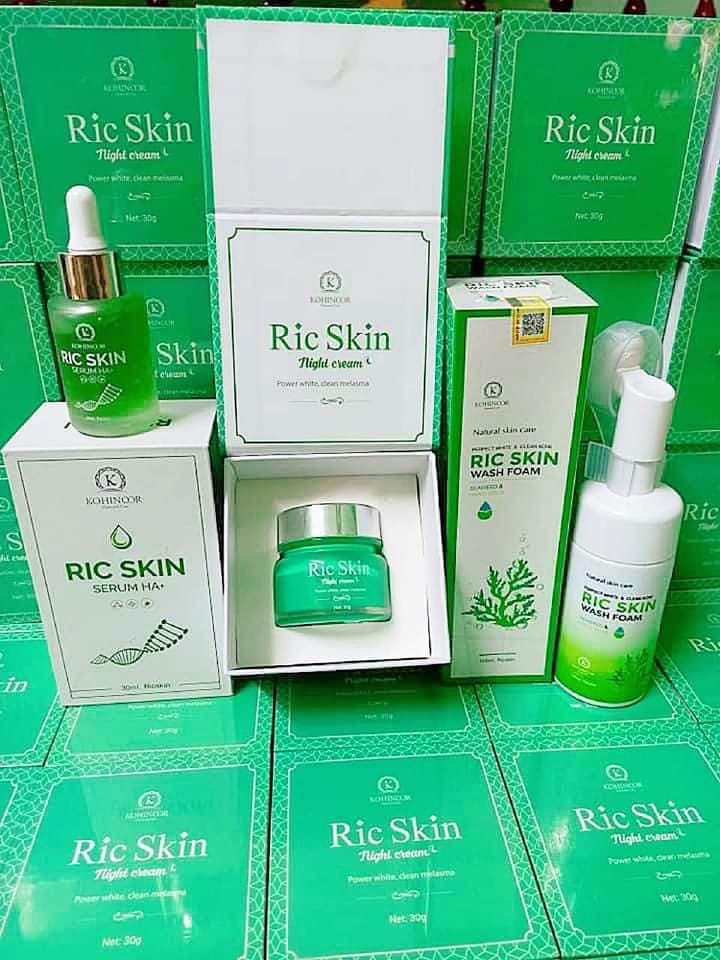 [Chính hãng] COMBO SẠCH NÁM DƯỠNG TRẮNG DA RICSKIN KOHINOOR