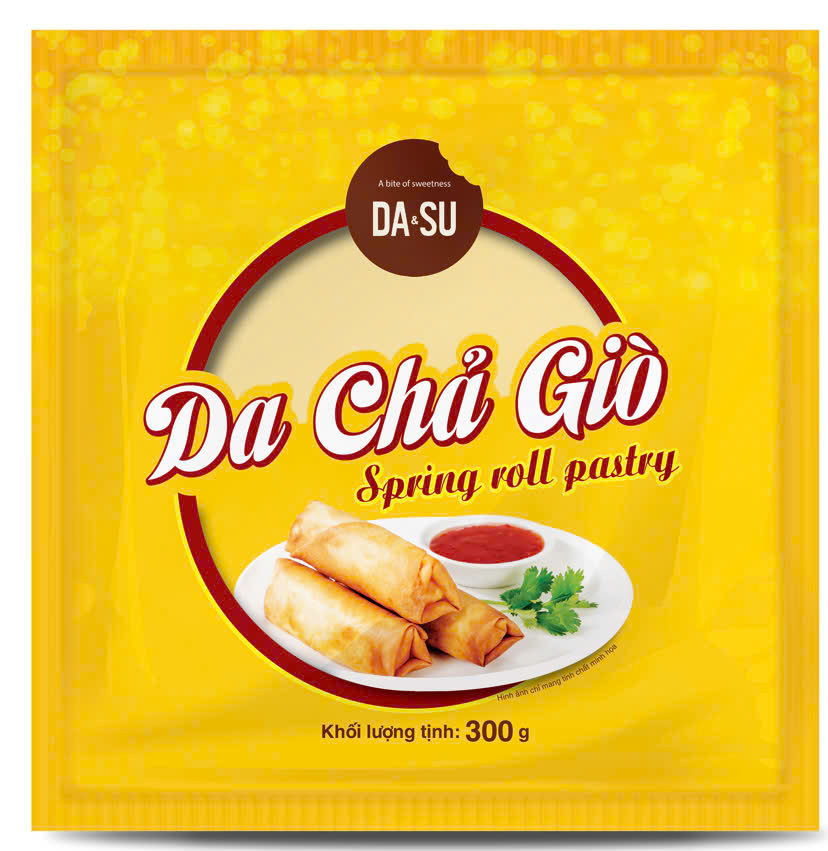 Da chả giò pastry đông lạnh Da&Su 300g (GIAO HỎA TỐC TPHCM)