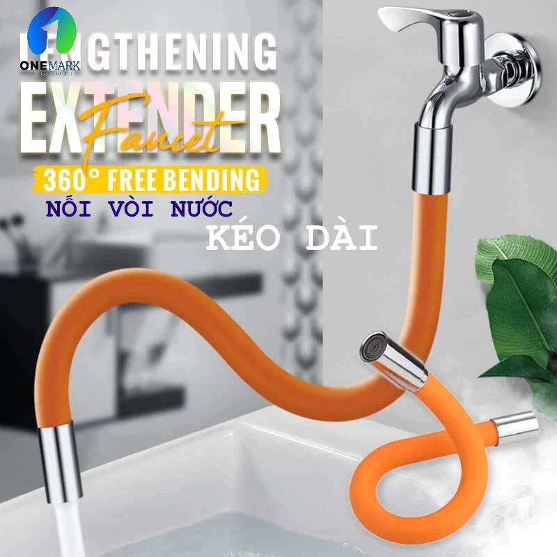 MUA 1 TẶNG 1 (ống 50cm tặng 1 đầu nối). ỐNG NỐI VÒI NƯỚC KÉO DÀI CHỈNH HƯỚNG TÙY Ý. Model: Germany010. Chất liệu đồng nguyên chất mạ kẽm. Thẩm mỹ tiện dụng. TẶNG 01 ĐẦU NỐI CHUYỂN KHI MUA PHÂN LOẠI 50CM.  THE AONE