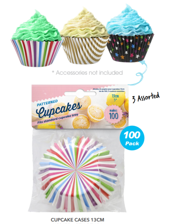 Khuôn giấy làm bánh mufin, cupcake 100 cái Ucncle Bills KC0470