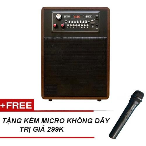 Loa Bluetooth Karaoke A062 tặng kèm một micro không dây