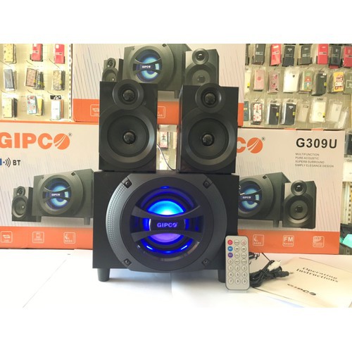 Loa máy tính gipco g309u siêu bass có blutooth/usb