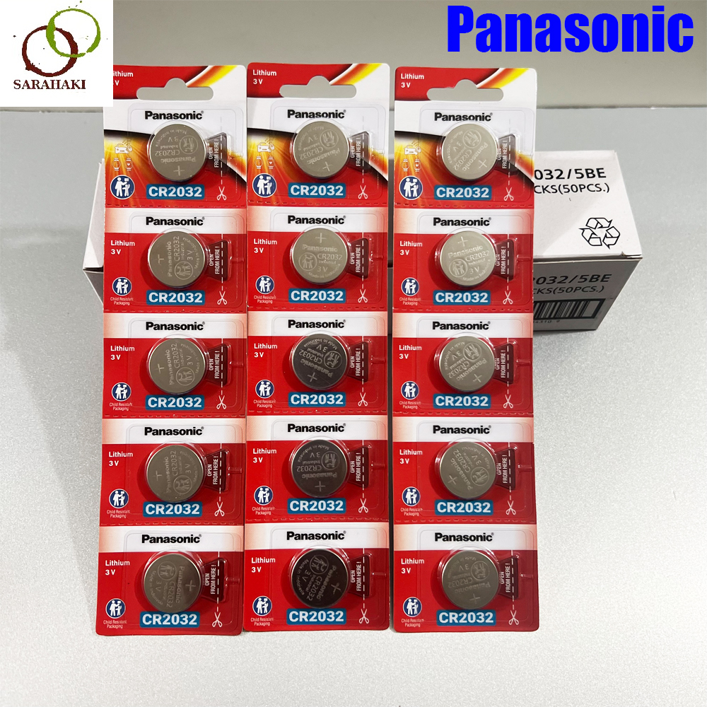 Vỉ 5 viên pin CR2025 / CR2032 / CR2016 Panasonic Lithium 3V  chính hãng, Pin cmos, pin cân điện tử, pin máy đo tiểu đường