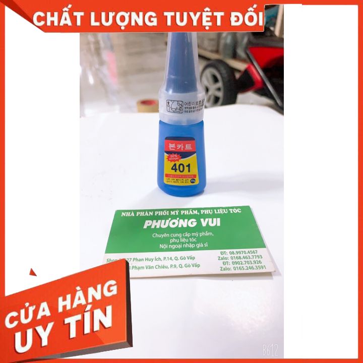 Keo gắn đá -gắn móng giả 401 siêu chắc