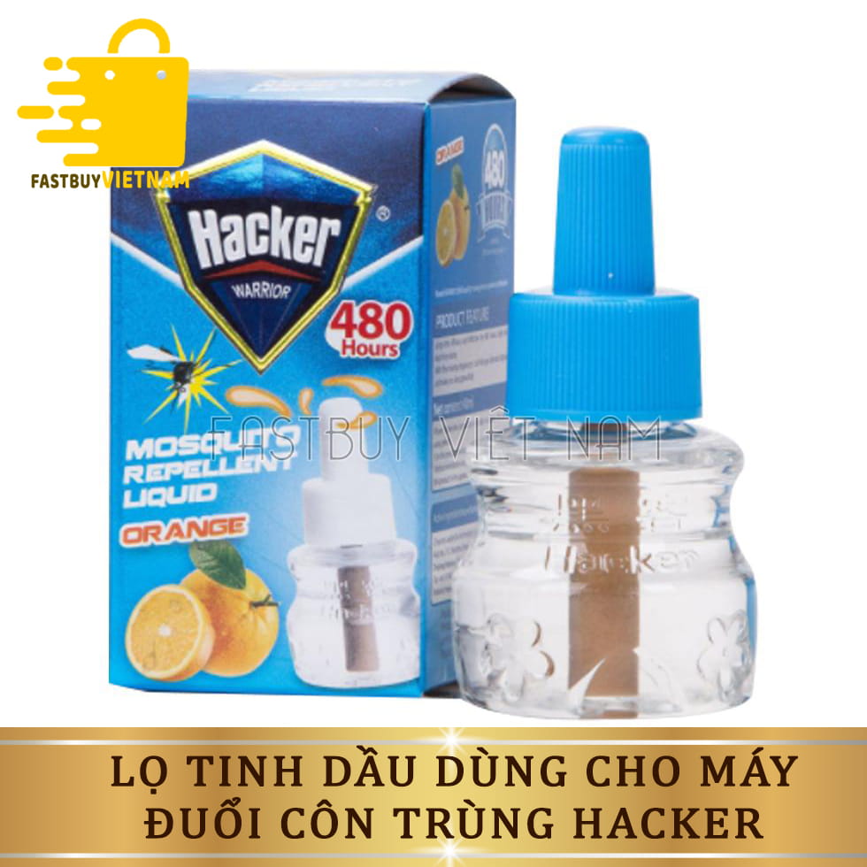 Tinh dầu đuổi muỗi cho máy xông tinh dầu HACKER được triết xuất từ thiên nhiên
