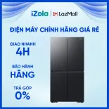 Tủ lạnh Samsung Inverter 648 lít RF59C766FB1/SV - Làm đá tự động - Ngăn rau quả giữ ẩm - Thiết kế cửa phụ