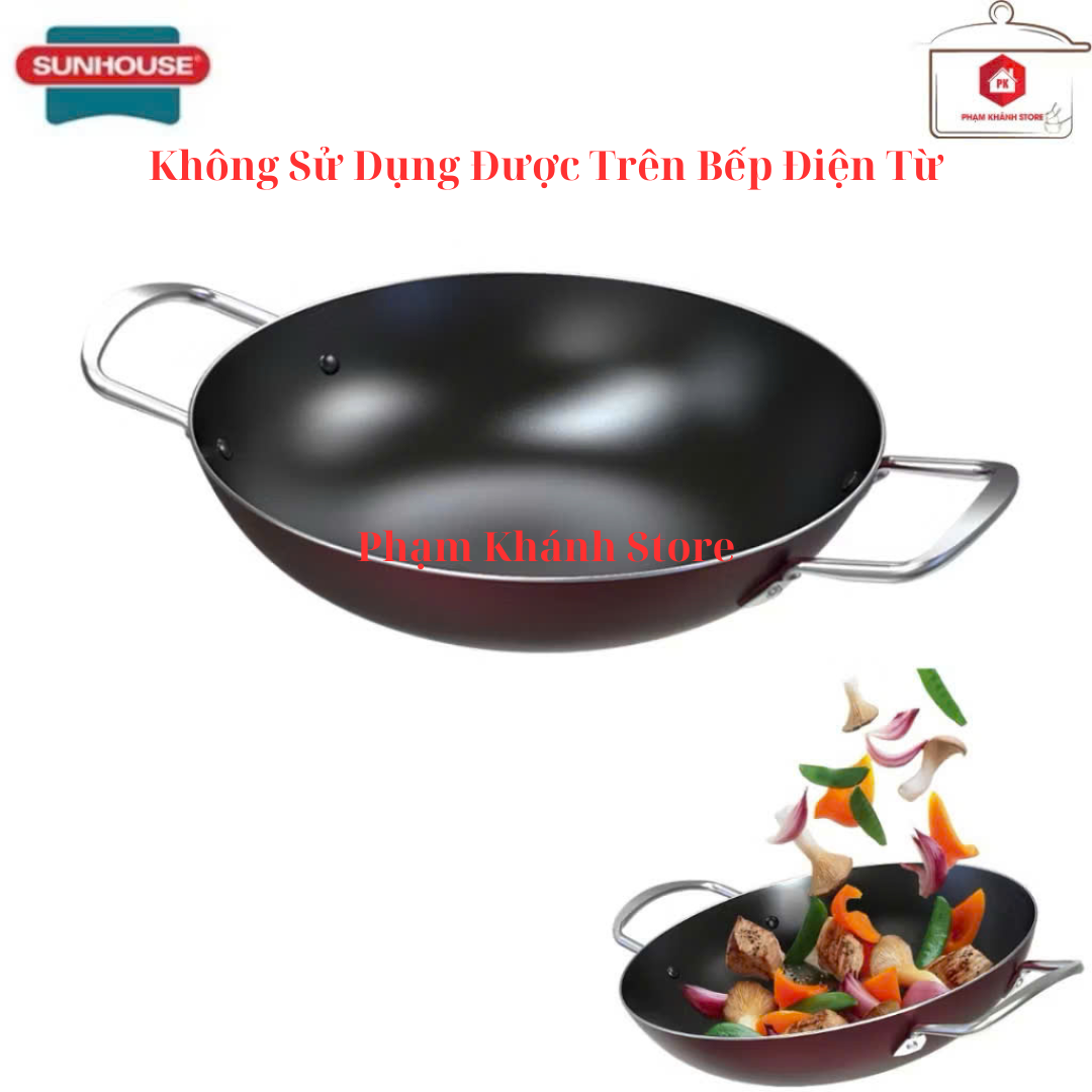 CHẢO BẦU CHỐNG DÍNH SUNHOUSE HÀNG CHÍNH HÃNG
