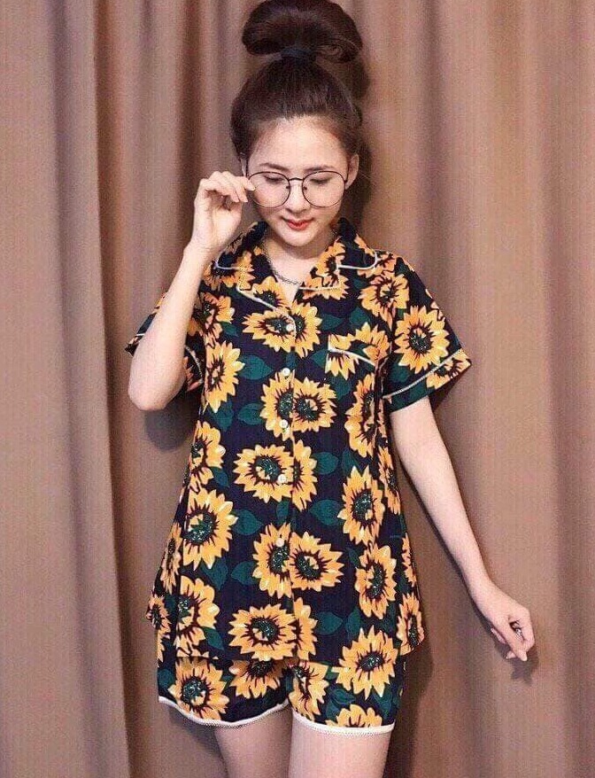 Bộ quần áo đi biển hình hoa quả freesize cho nam nữ XSE4