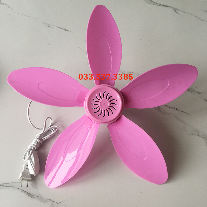 Quạt trần mini 5 cánh siêu mát 42cm, quạt màn, quạt trần, quạt treo tường