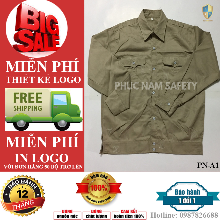 Áo bảo hộ lao động màu ghi đậm PN-A1, áo bảo hộ lao động đẹp, áo bảo hộ giá rẻ, áo bảo hộ lao động, đồng phục công nhân, đồng phục kỹ sư, đồng phục công ty, bảo hộ lao động Phúc Nam