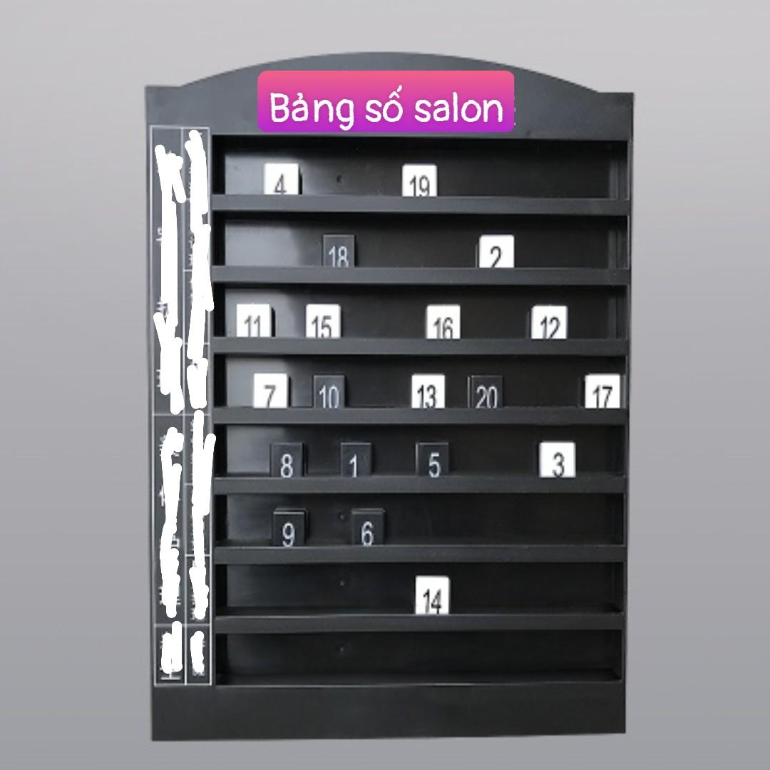Bảng chạy số cho salon