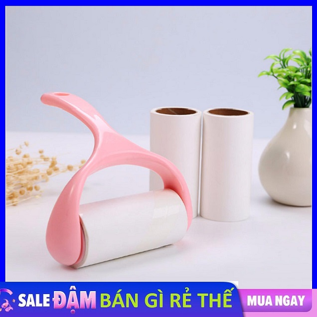Cây Lăn Bụi Làm Sạch Quần Áo 16Cm , Ga Giường, Sofa (Cây Lăn + 1 Lõi Lăn) - Cây Lăn Bụi Đa Năng ( Lông Động Vật, Sợi Vải, Đồ Da, Chăn Nệm, Ghế Salon...)