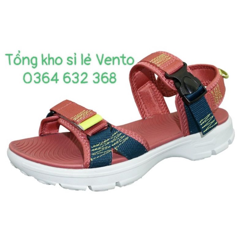 Sandal vento nữ đế nhẹ bền đẹp sd07015 đen/nâu