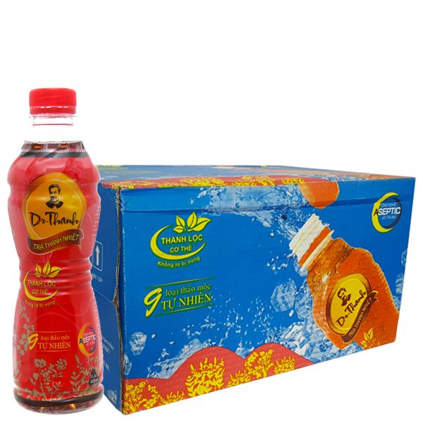 Thùng 24 chai trà thảo mộc dr.thanh 350ml
