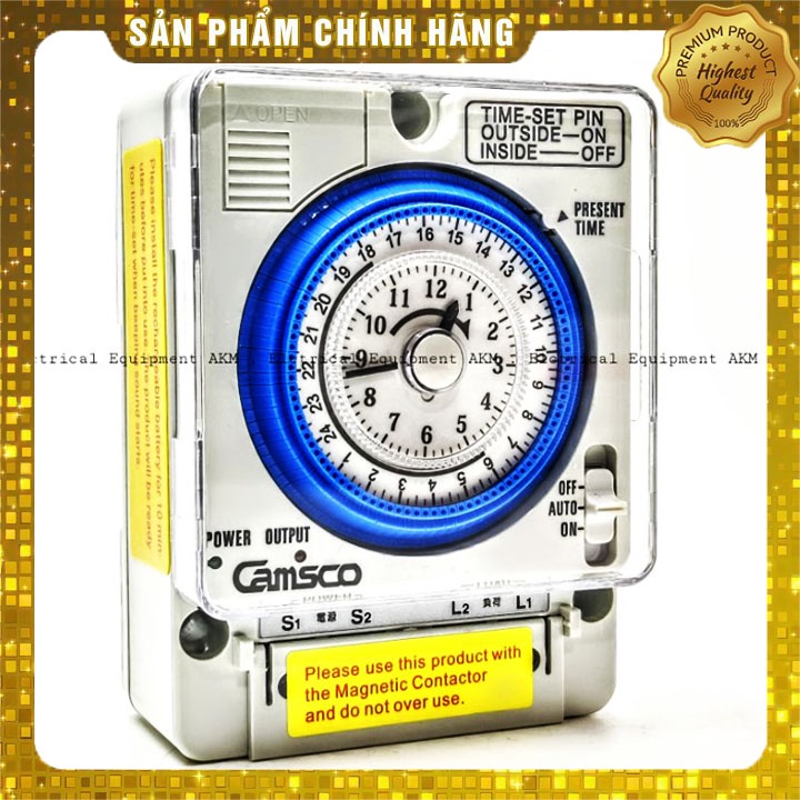 Công tắc đồng hồ hẹn giờ camsco tb35n