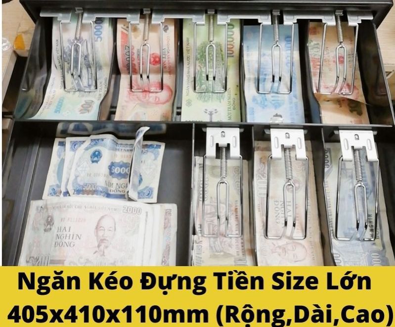 Ngăn kéo thu ngân - Ngăn Kéo Đựng Tiền Size Lớn