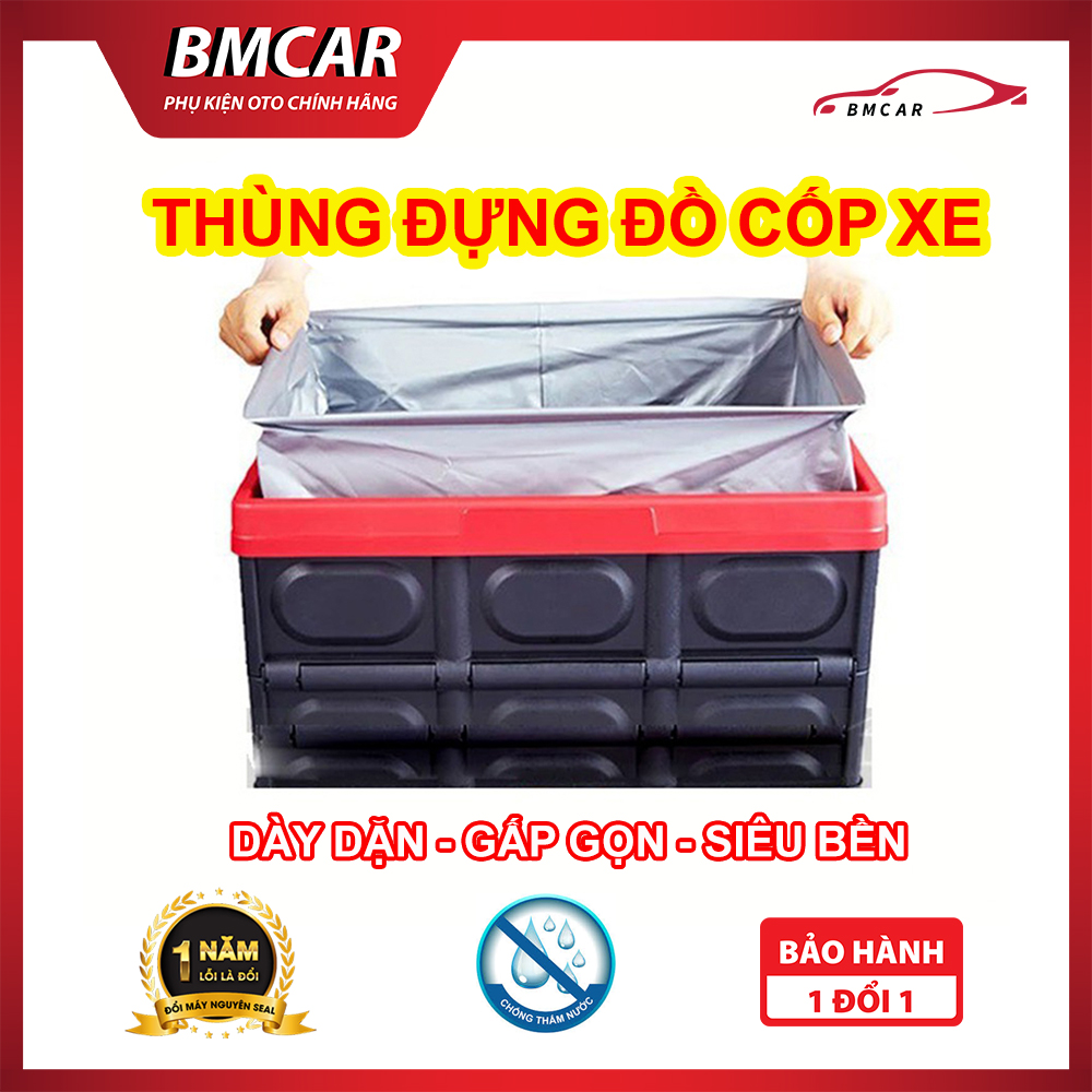 Thùng đựng Đồ Cốp Xe Gấp Gọn Dung Tích Lớn, Đựng Đồ Ăn Thực Phẩm đông Lạnh, HỘp đựng do cốp xe