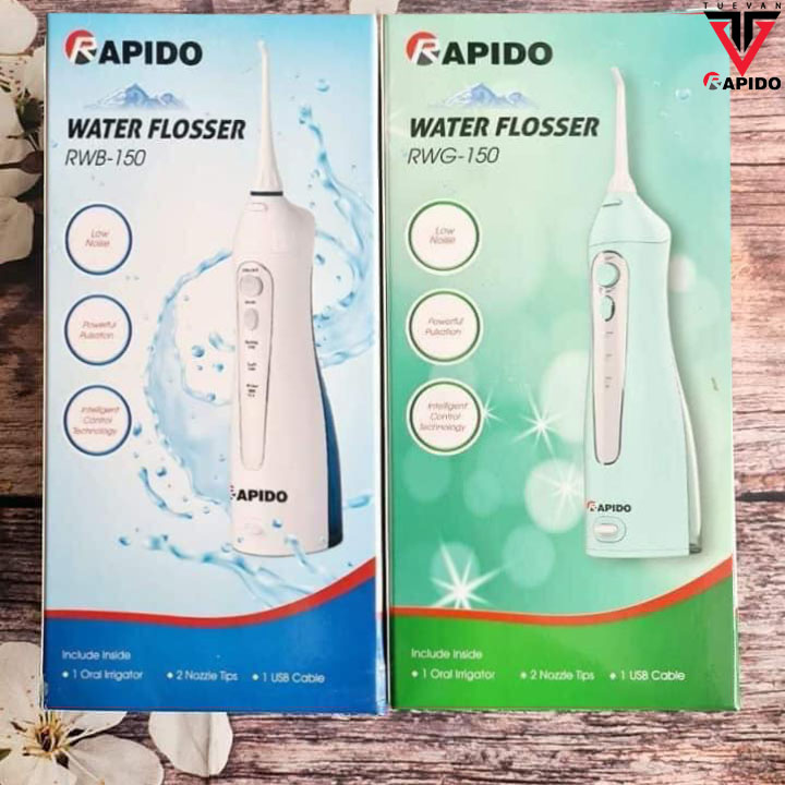 Tăm nước cầm tay rapido rwf150 / rwg150 - hàng chính hãng bh 6 tháng toàn quốc