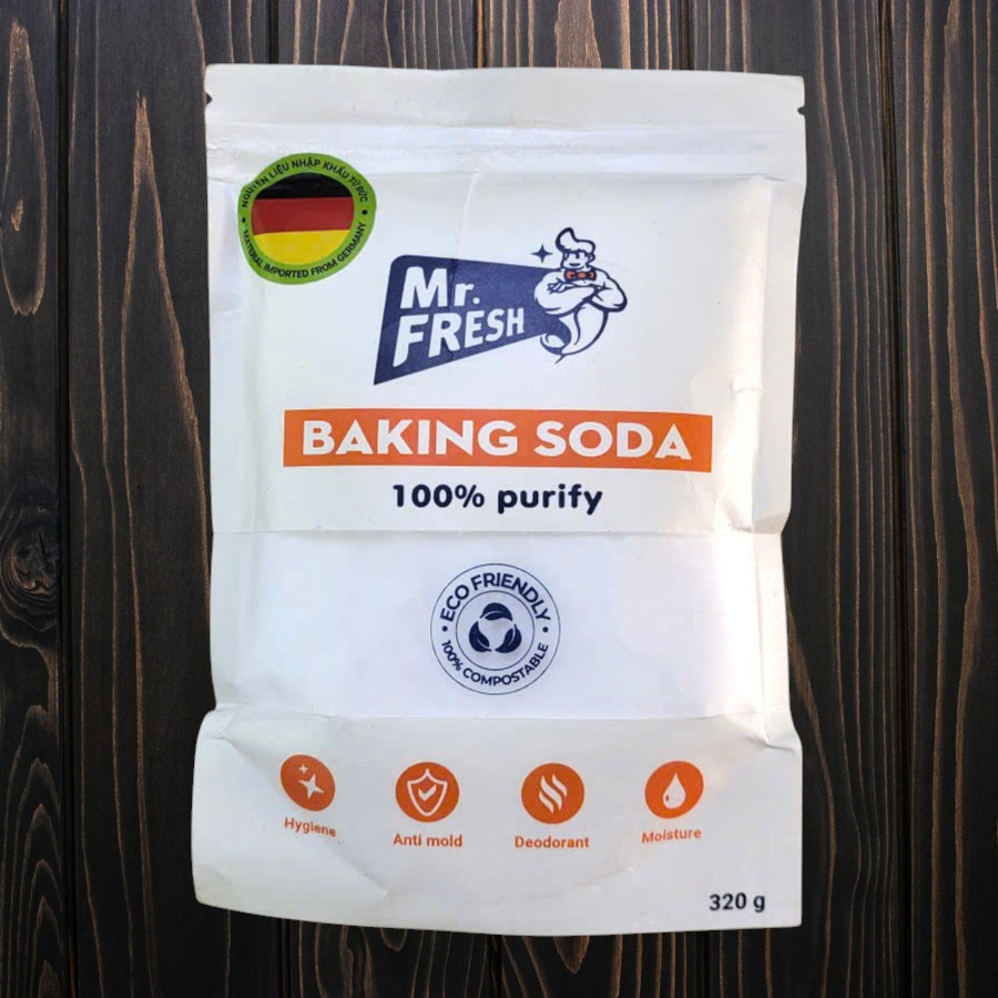 MR FRESH - gói 320gr - MUỐI NỞ Baking Soda Sodium Bicarbonate