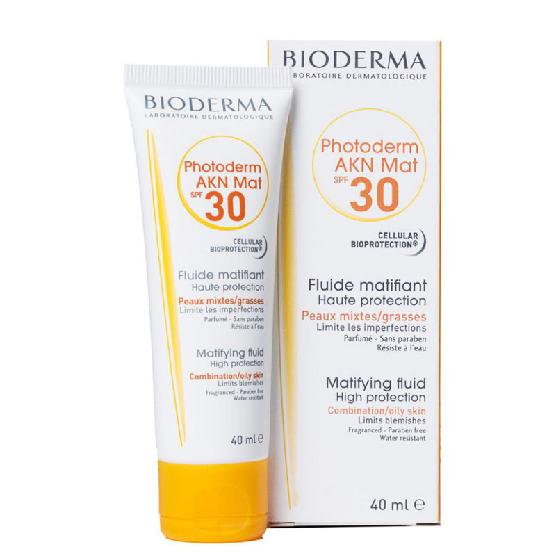 Kem chống nắng cho da mụn Bioderma Photoderm AKN Mat SPF30 40ml