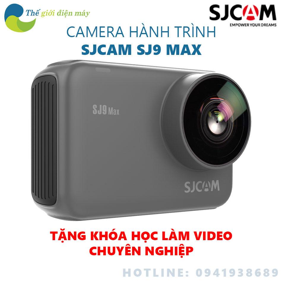Camera hành trình SJCAM SJ9 Max - Tặng kèm khóa học Video chuyên nghiệp và 3000 hiệu ứng màu sắc chuyển động - Bảo hành 12 tháng - Shop Thế giới điện máy