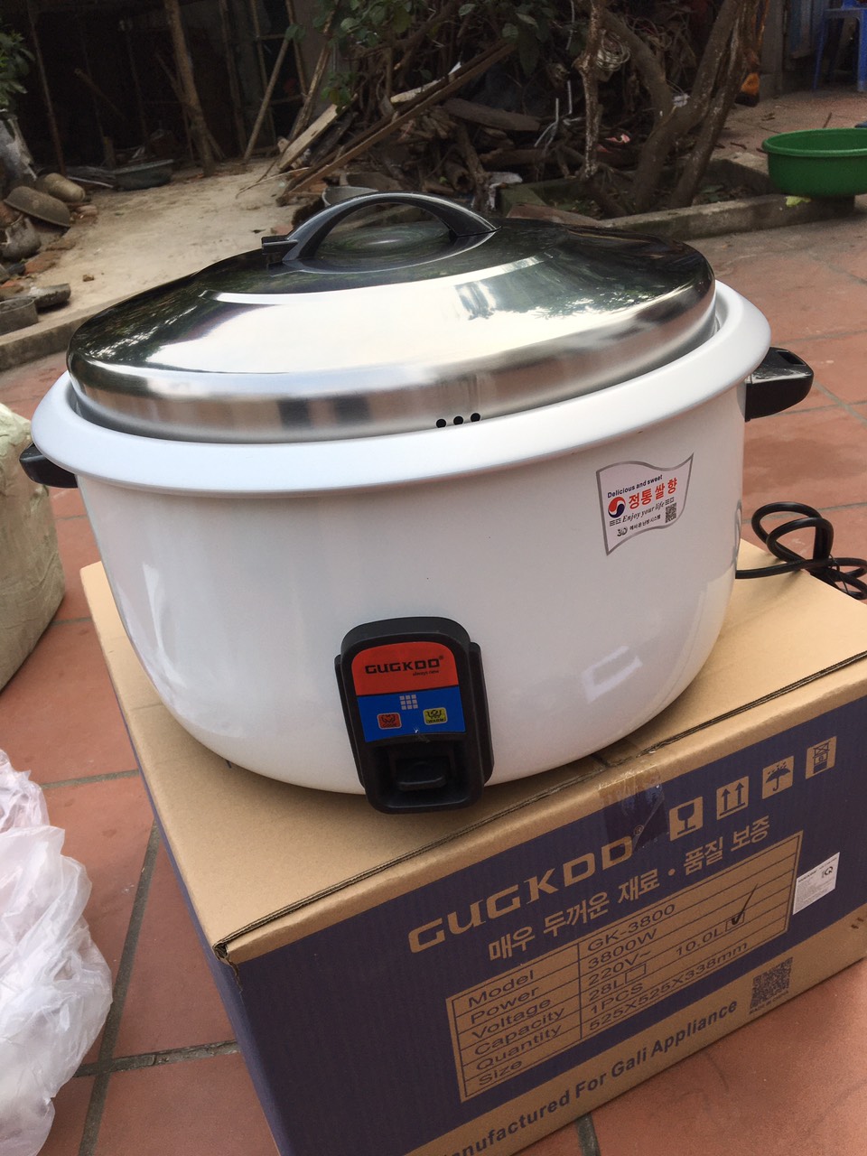 Nồi cơm điện panasonic 25l 3000w, nấu 5kg gạo, nồi cơm điện công nghiệp phù hợp cho nhà hàng khách sạn, căng tin, noi com dien uy tin bảo hành 12 tháng
