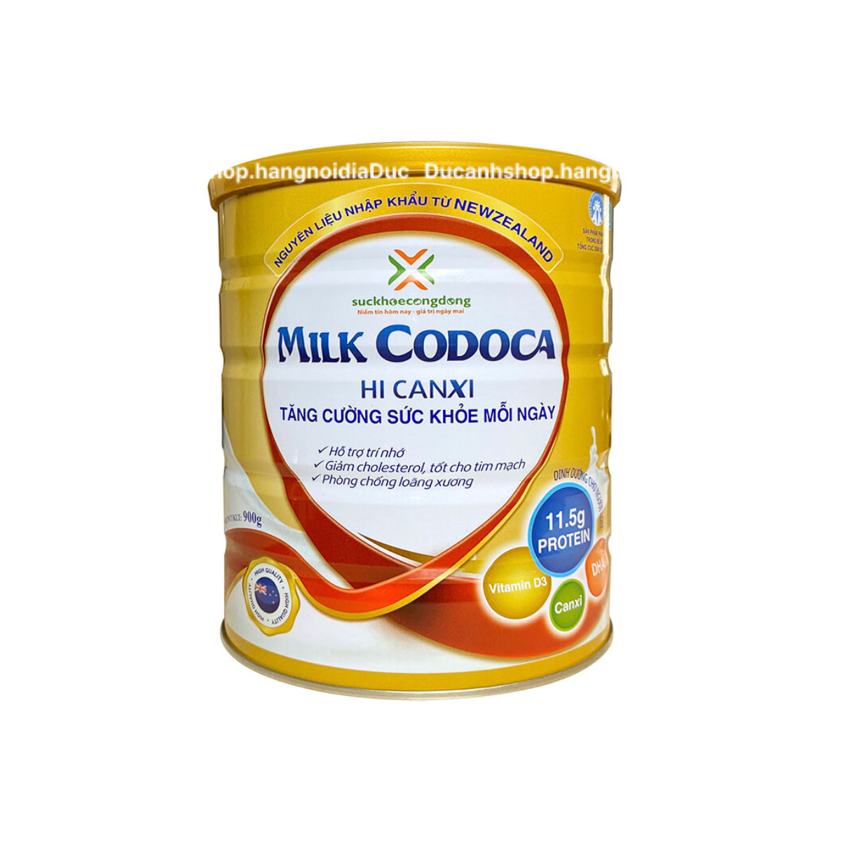 HÀNG VN CLC Sữa canxi Milk Codoca Hi Canxi 900g vị vani thơm ngon dễ uống