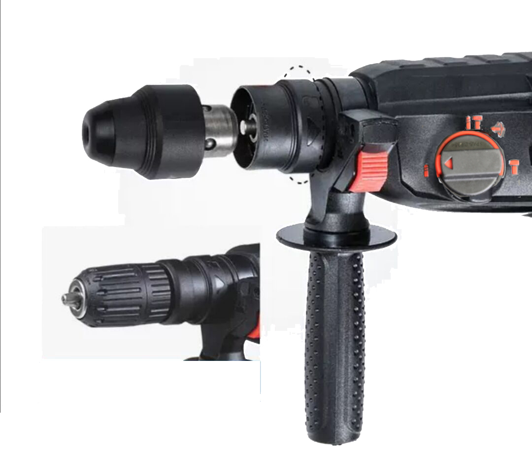 Máy khoan Nga Bnktop Hammer 900w - máy đục bê tông 3 chức năng - Máy khoan Nga Bnktop Hammer 900w - máy đục bê tông 3 chức năng -