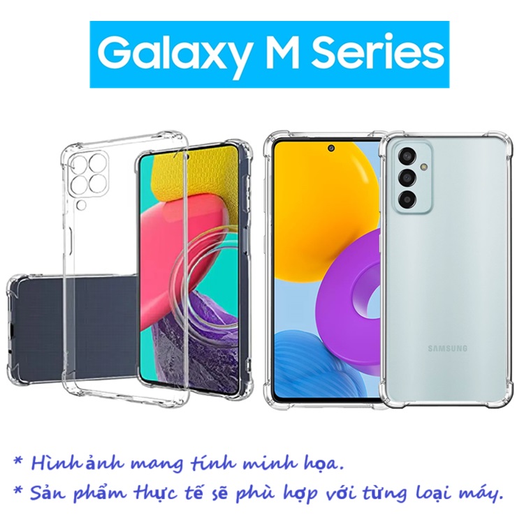 Ốp Samsung M52 / Samsung M53 - Dẻo Trong Chống Sốc Bảo Vệ Camera