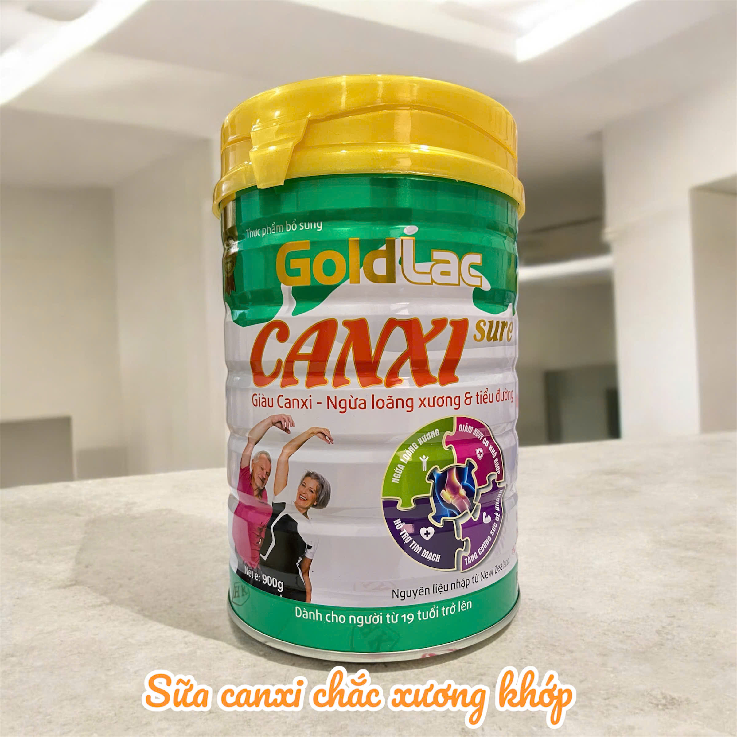 Calcium Milk for the Elderly - Goldlac Calcium Sure Can 900g