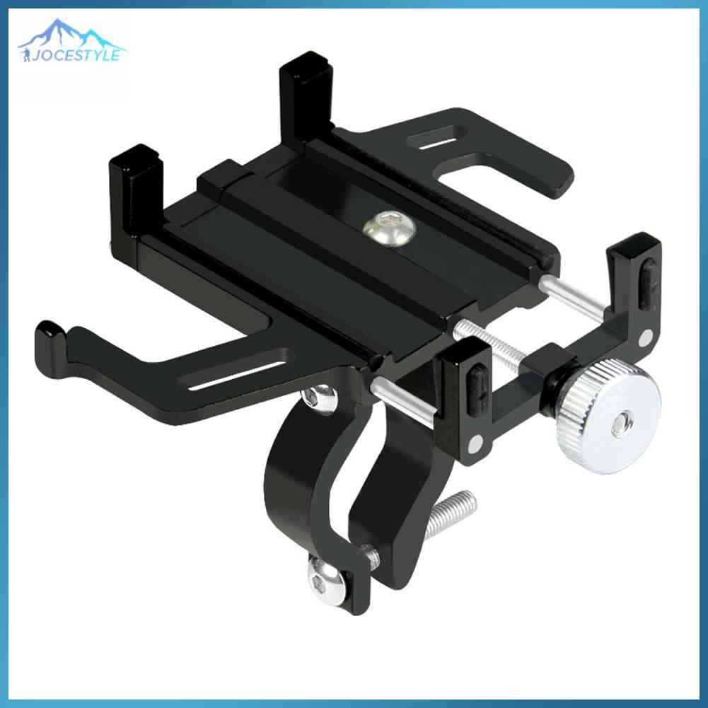 Giá đỡ điện thoại xe đạp giá đỡ điện thoại thông minh xe máy xe đạp bằng hợp kim nhôm 4 chấu