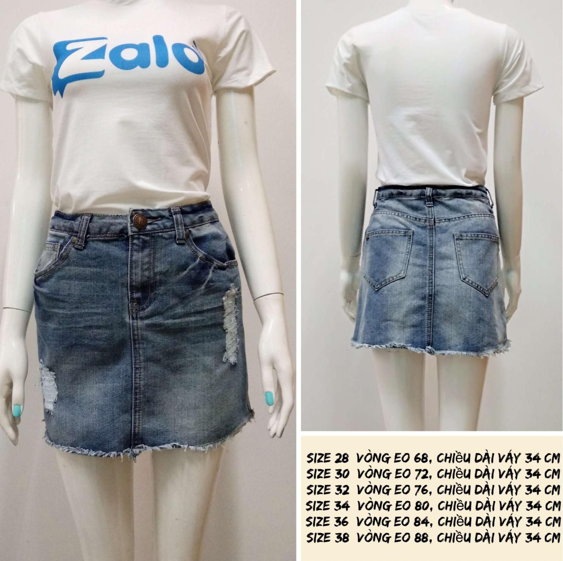 CHÂN VÁY JEAN NGẮN JN-MS02