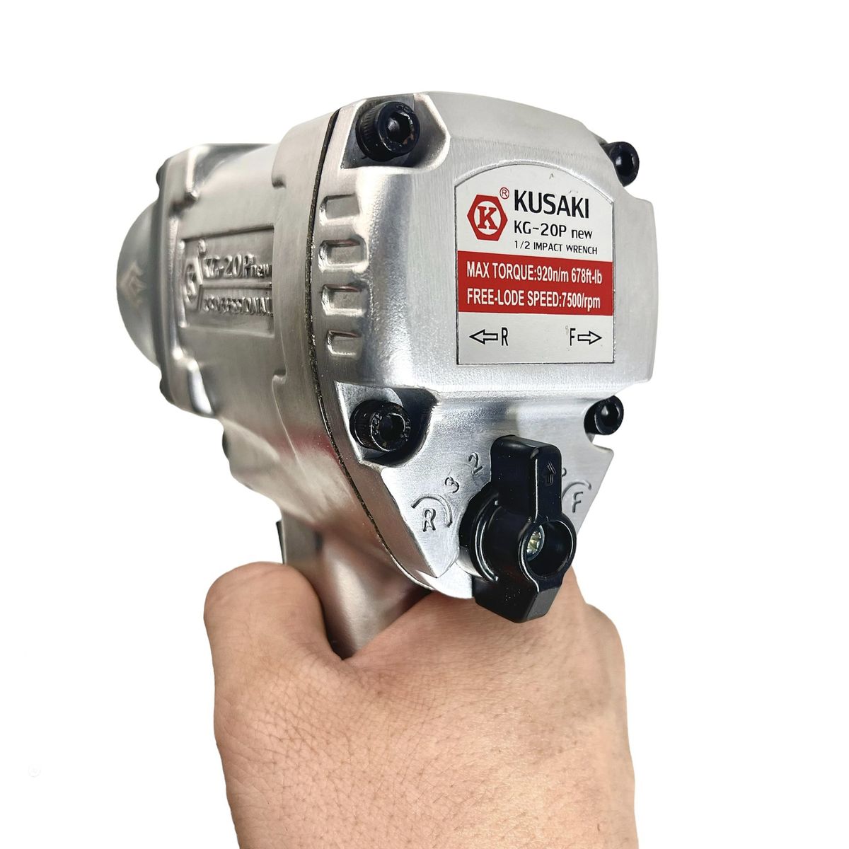 Súng bắn ốc nhật Kusaki KG-20P - Súng hơi bắn bu lông 2 búa 1/2 khuyên dùng cho anh em thợ sửa xe