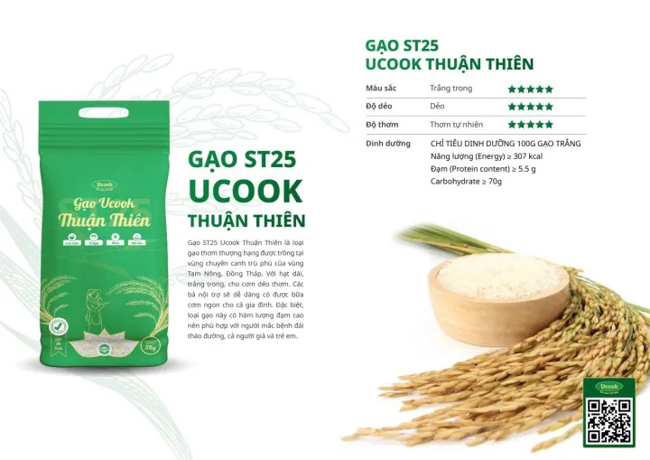 UCook Thuan Thien ST25 Rice- 2kg