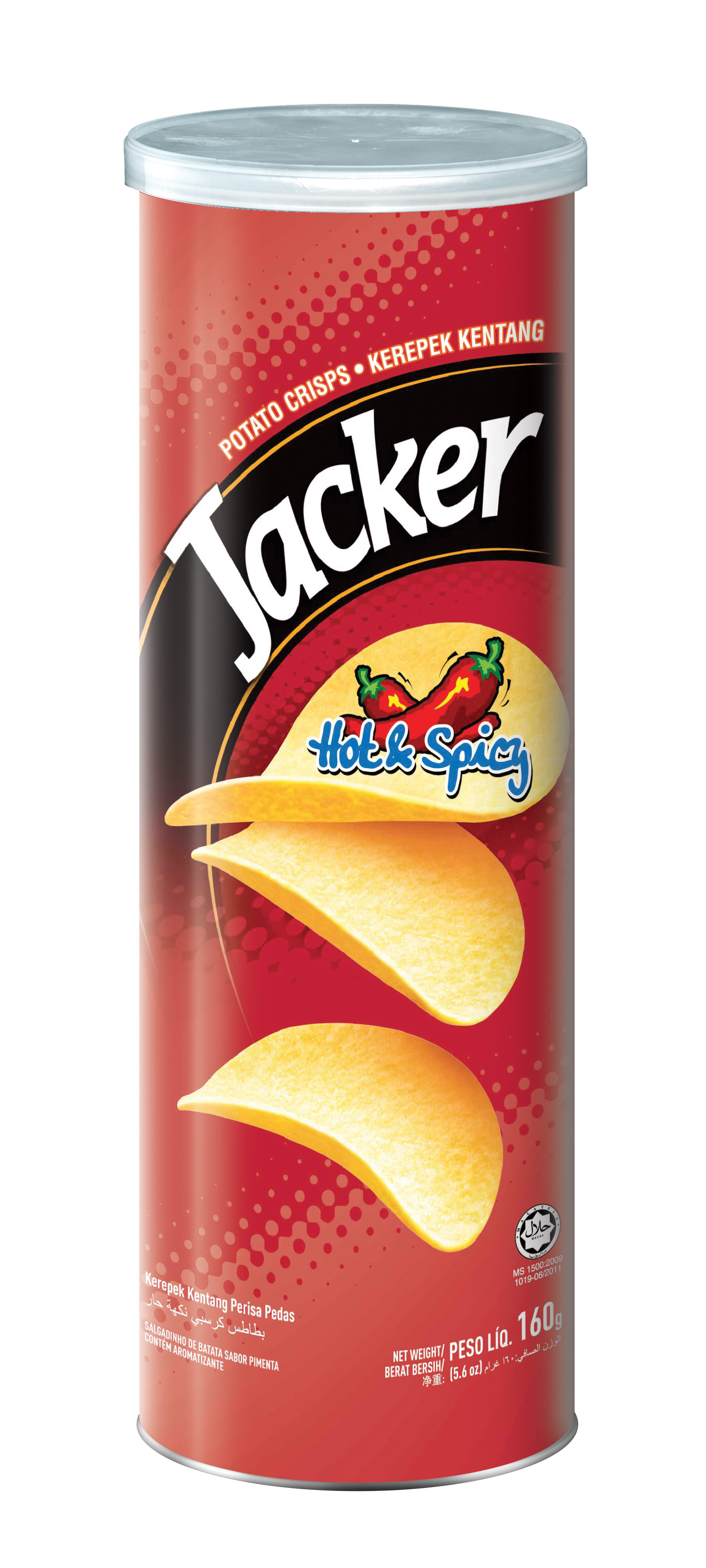 COMBO 3 BÁNH KHOAI TÂY CHIÊN JACKER VỊ PHÔ MAI, BBQ VÀ CAY 100G - SABICO