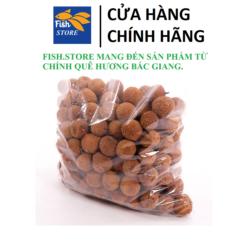 Vải thiều sấy khô cây nhà lá vườn shop ở bắc giang túi từ 100 Gram (Tiêu chuẩn VietGAP)