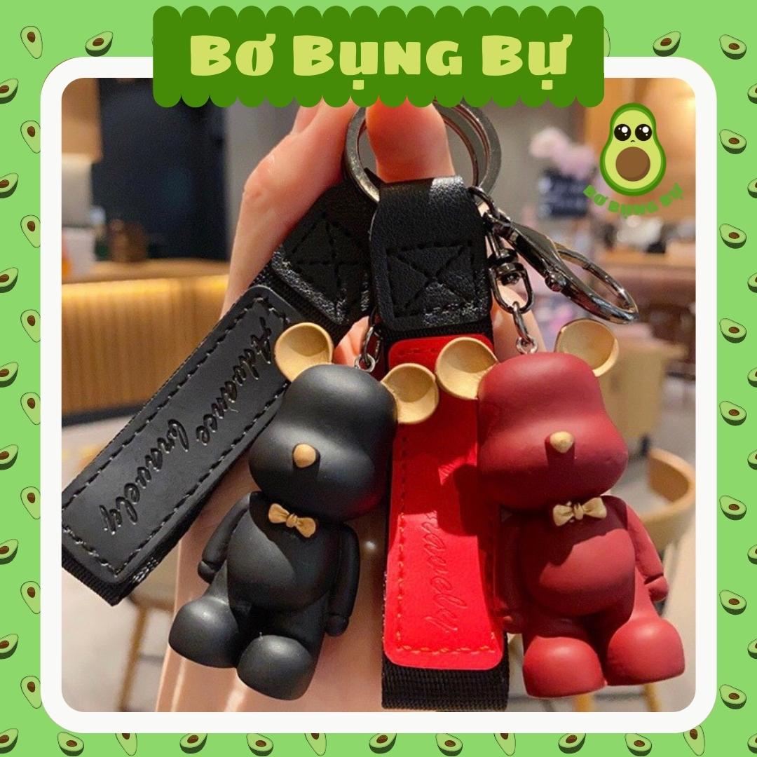Móc khóa gấu Bearbrick đáng yêu phụ kiện túi xách